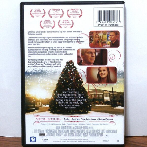 CHRISTMAS GRACE DVD Ryan-Iver Klann, Tim Kaiser, Ann Filippis, Rebekah Cook - Picture 2 of 5